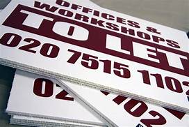 25 Sheets 4mm 914mm x 1220mm White Correx Fluted Display Board LF Estate Agent Boards