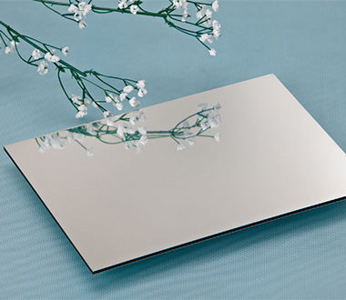 3mm 8ft x 4ft 2440mm x 1220mm Mirror 0.3 Aluminium Composite Printbond ACM Gold or Silver