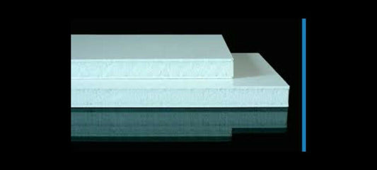 STADUR VISCOM SF 10mm 10ft x 5ft 1530m x 3050mm White LIGHT WEIGHT Foam Board