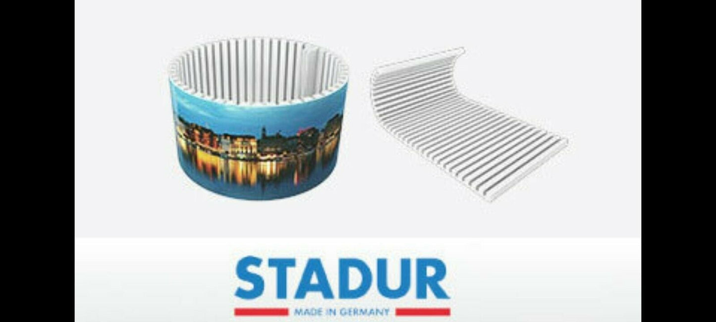 STADUR VISCOM SF 19mm 8ft x 4ft 1220m x 2440mm White LIGHT WEIGHT Foam Board